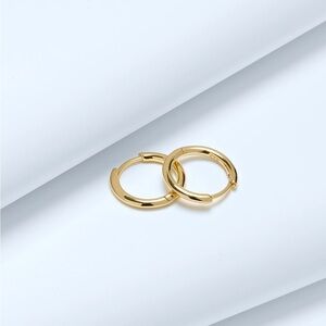 Madewell Demi Fine Small Gold Hoop Earrings